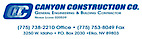 Canyon Construction logo, Canyon Construction contact details