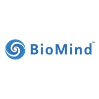 BioMind logo, BioMind contact details