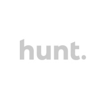 hunt. logo, hunt. contact details