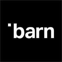 THE BARN logo, THE BARN contact details