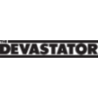 The Devastator logo, The Devastator contact details