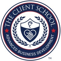 The Client School logo, The Client School contact details