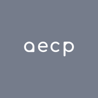 AECP logo, AECP contact details