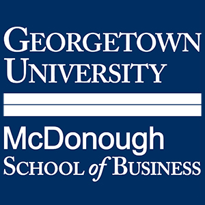 Georgetown University's McDonough School of Business logo, Georgetown University's McDonough School of Business contact details