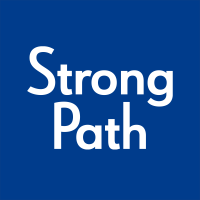 StrongPath logo, StrongPath contact details