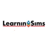 LearningSims logo, LearningSims contact details