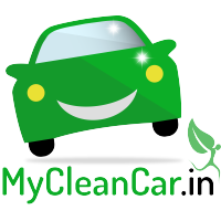 MyCleanCar.in logo, MyCleanCar.in contact details