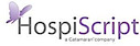 HospiScript logo, HospiScript contact details