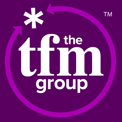 The TFM Group logo, The TFM Group contact details