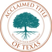 Acclaimed Title of Texas logo, Acclaimed Title of Texas contact details