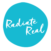 Radiate Real logo, Radiate Real contact details