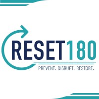 Reset180 logo, Reset180 contact details