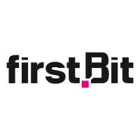 First Bit logo, First Bit contact details