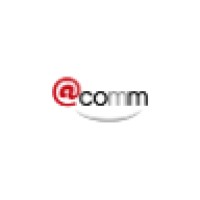 @comm logo, @comm contact details