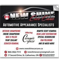 New Shine Car Care logo, New Shine Car Care contact details