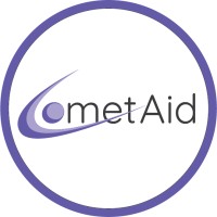 CometAid logo, CometAid contact details