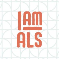 I AM ALS logo, I AM ALS contact details