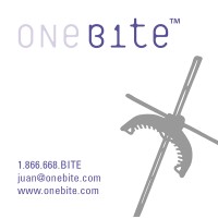 OneBite logo, OneBite contact details