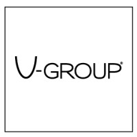 V-Group logo, V-Group contact details