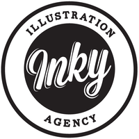 Inky Illustration Agency logo, Inky Illustration Agency contact details