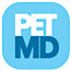 PetMD logo, PetMD contact details