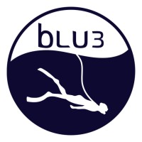 BLU3 logo, BLU3 contact details