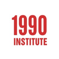 1990 Institute logo, 1990 Institute contact details