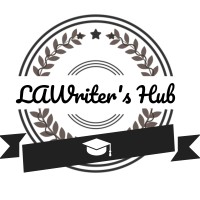 LAWriters Hub logo, LAWriters Hub contact details