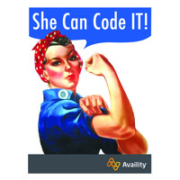 She Can Code IT logo, She Can Code IT contact details