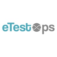 eTestOps logo, eTestOps contact details