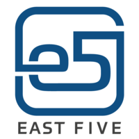 East Five logo, East Five contact details