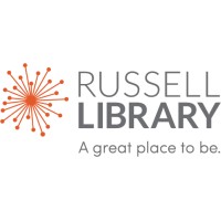 Russell Library logo, Russell Library contact details