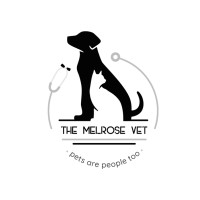 The Melrose Vet logo, The Melrose Vet contact details