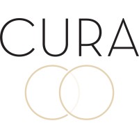 The CURA co. logo, The CURA co. contact details