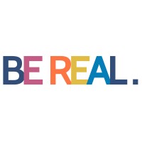 BE REAL logo, BE REAL contact details