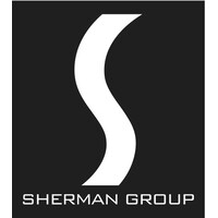 The Sherman Group logo, The Sherman Group contact details