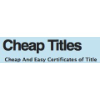 Cheap Titles logo, Cheap Titles contact details