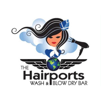 The Hairports Wash and Blowdry Bar logo, The Hairports Wash and Blowdry Bar contact details