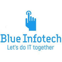 Blue Infotech logo, Blue Infotech contact details