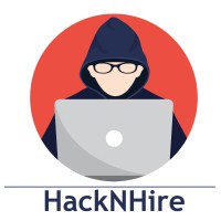 HackNHire logo, HackNHire contact details