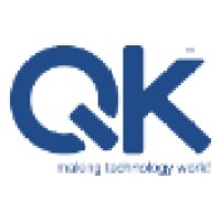 QK logo, QK contact details