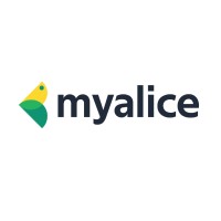 MyAlice logo, MyAlice contact details