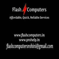 Flash Computers logo, Flash Computers contact details