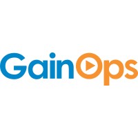 GainOps logo, GainOps contact details