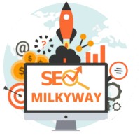 SEO Milkyway logo, SEO Milkyway contact details