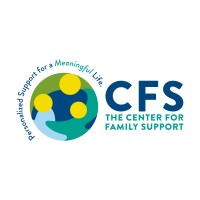 The Center for Family Support logo, The Center for Family Support contact details