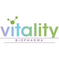 Vitality Biopharma logo, Vitality Biopharma contact details