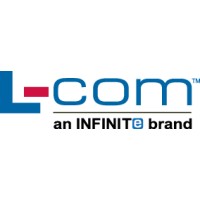 L-com logo, L-com contact details