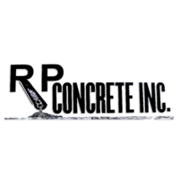 R.P. Concrete logo, R.P. Concrete contact details