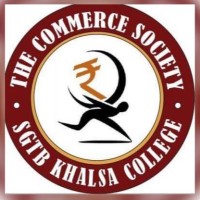 The Commerce Society, SGTB Khalsa College logo, The Commerce Society, SGTB Khalsa College contact details